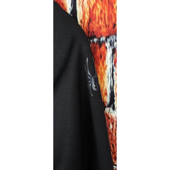 Spyder Active Women’s Base Layer 1/4 Zip Pullover Top Long Sleeve Black Small - Picture 3 of 4
